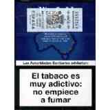Click para ampliar. Pulsa en el nombre para ver la ficha. Tabaco_Esquela anticipada con mensaje incompleto